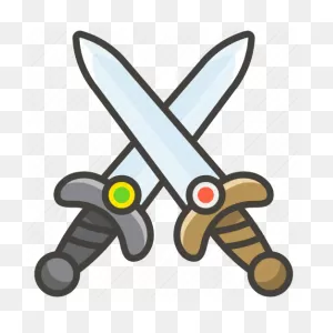 Crossed, Swords Icon - Download On Iconfinder On Iconfinder
