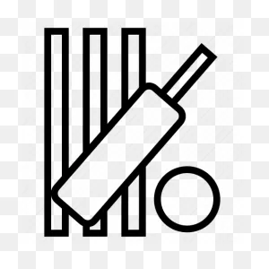Ball, Bat, Cricket, Cricket Ball, Cricket Bat, Stumps Icon - Download On ClipartFlare.com 