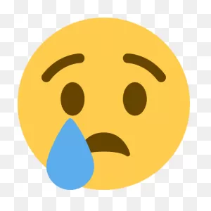 Crying Face Emoji Clipart. Free Download Transparent .png | ClipartFlare