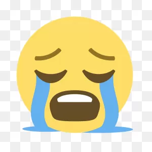 Loudly Crying Face Emoji Clipart. Free Download Transparent .png ClipartFlare.com 