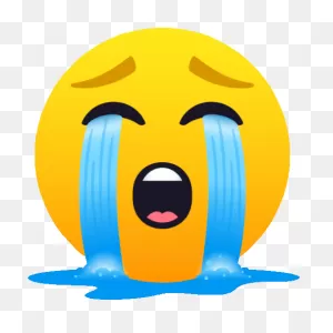 Loudly Crying Face People Sticker - Loudly Crying Face People ClipartFlare.com 
