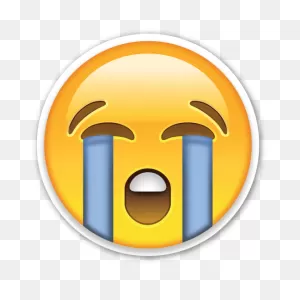 Loudly Crying Face | Crying Emoji, Crying Face, Emoji Movie