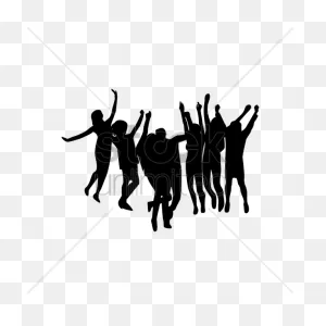 Cheering Crowd Silhouette At Getdrawings Com Free - Women With ClipartFlare.com 