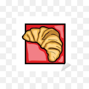 Clip Art Croissant Sticker • Pixers® - We Live To Change