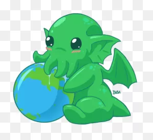 Cthulhu Png Transparent - Cute Cthulhu Clipart - Full Size Clipart ClipartFlare.com 