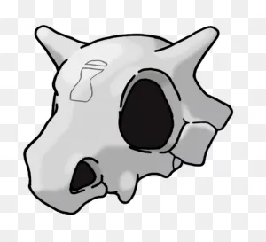 Pokemon #cubone #dead #skull #eek #spoopy #spooky - Cubone Skull ClipartFlare.com 