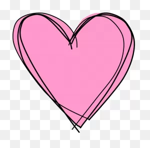 Free Heart Clipart - Pink Heart White Background - Png Download ClipartFlare.com 