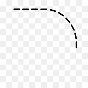 Curved Dotted Line | Free Svg