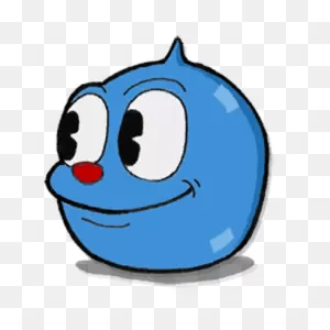 Cuphead Character Goopy Le Grande Transparent Png - Stickpng