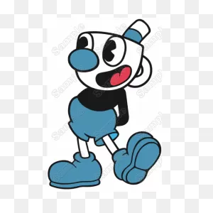 Cuphead Mugman Game T Shirt Iron On Transfer Decal