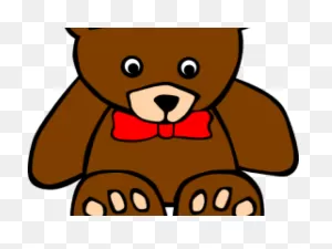 Brown Bear Clipart Border - Red Teddy Bear Clipart - Png Download ClipartFlare.com 