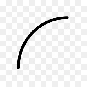 Curve, Curve Shape, Curve Sign, Curve Symbol Icon - Download On ClipartFlare.com 