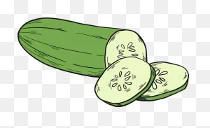Cut Cucumber Clipart. Free Download Transparent .png | ClipartFlare