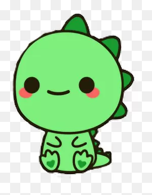 Kawaii Cute Tumblr Rawr Dinosaur Art Png Kawaii Cute - Cute Easy ClipartFlare.com 