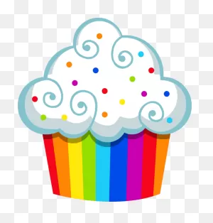 Rainbow Cake Clipart Cupcakes Cupcake Clip Art ClipartFlare - Rainbow ClipartFlare.com 