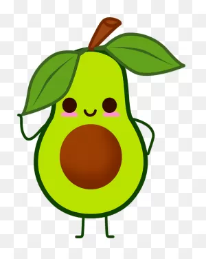 Cute Avocado Clipart. Free Download Transparent .png | ClipartFlare