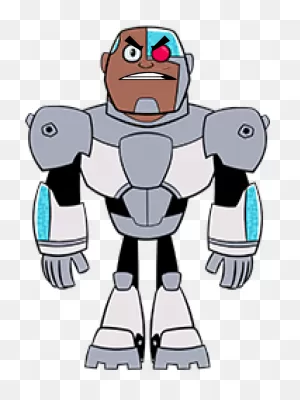 Cyborg Clipart Superhero - Cyborg Teen Titans Go Drawing | Full ClipartFlare.com 