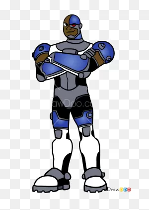 How To Draw Cyborg, Teen Titans