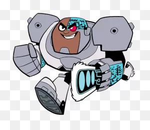 Robin Robin Robin Cyborg Cyborg Cyborg - Teen Titans Go Cyborg ClipartFlare.com 