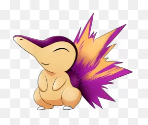 Shiny Cyndaquil Purple - Shiny Cyndaquil Gen 2 - (500X457) Png ClipartFlare.com 