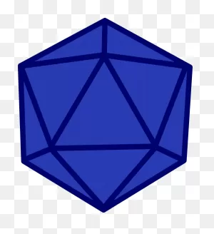 D20 Blank - ClipartFlare