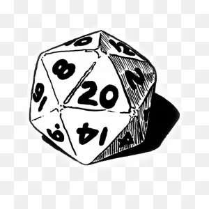Download Dice D20 Dungeons System Dragons Black Hq Png Image ClipartFlare.com 