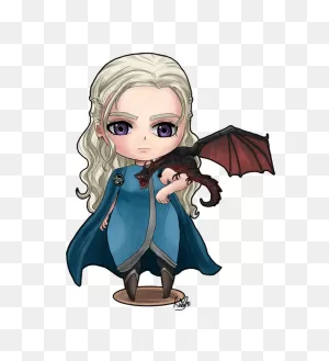 Daenerys Targaryen Chibi By Cintanna On  | Game Of ClipartFlare.com 