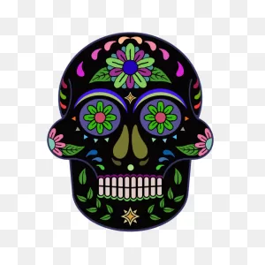 Day Of The Dead 800 X 800 Png Transparent | Sugar Skull, Day Of ClipartFlare.com 