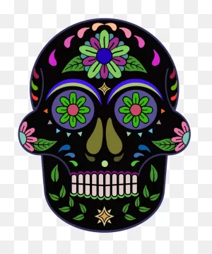 Day Of The Dead 800 X 800 Png Transparent Clipart - Full Size ClipartFlare.com 