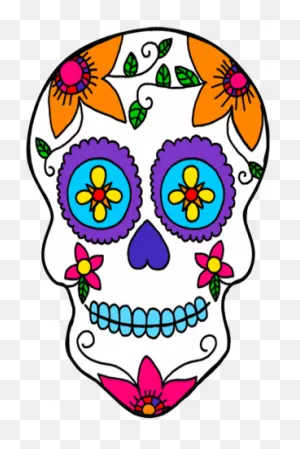Day Of The Dead Clipart Female Skull - Sugar Skull Mask Clipart ClipartFlare.com 