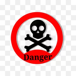 Danger Skull Vector - Free Image On ClipartFlare