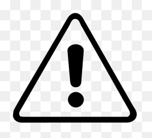 Danger Clipart Alert Sign - Safety Sign Black And White - Png ClipartFlare.com 