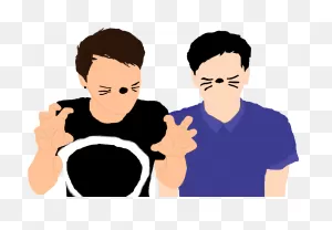 Dan And Phil Clipart - Full Size Clipart (#2940564) - ClipartFlare