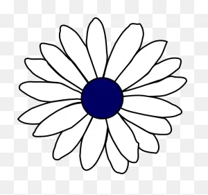 Navy Center Daisy Clip Art At ClipartFlare ClipartFlare.com - Vector Clip Art Online ClipartFlare.com 
