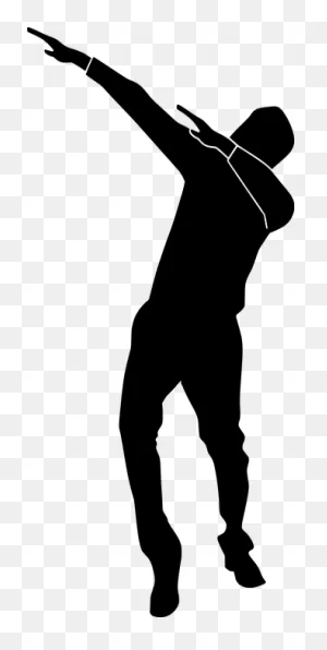 Dab Dance Silhouette Dabbing - Free Vector Graphic On ClipartFlare