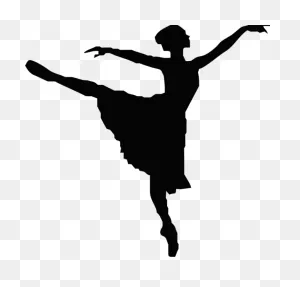 Black And White Dancer Clipart - Png Download - Full Size Clipart ClipartFlare.com 