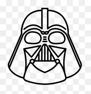 Darth Vader - Darth Vader Helmet Outline - (400X400) Png Clipart ClipartFlare.com 