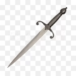 Curved Guard Medieval Dagger - Np-H-2910 By Medieval Swords ClipartFlare.com 
