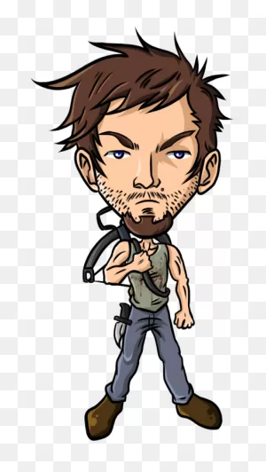 Daryl Dixon, The Walking Dead, Chibi
