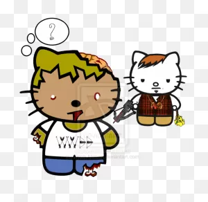 Miss Kitty, Dont Open Dead Inside, Daryl Dixon, The Clipart - Full ClipartFlare.com 