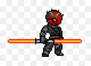 Download Darth Maul Pixel Art Png Image With No Background ClipartFlare.com 