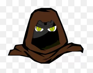 Vector Graphics Of Dark Hooded Fantasy Cartoon Character - Villain ClipartFlare.com 