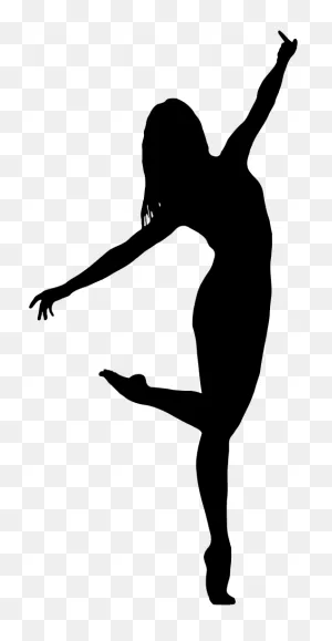 Onlinelabels Clip Art - Dancer Silhouette 6