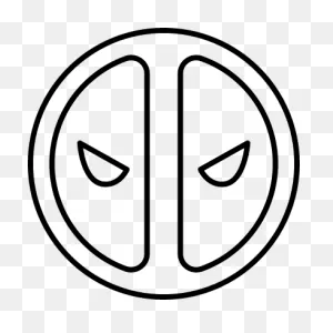 Logo Clipart Deadpool - Deadpool Logo Black And White - (400X400 ClipartFlare.com 