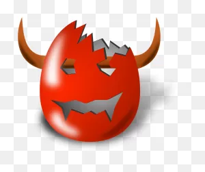 Devil Horns Egg - Free Vector Graphic On ClipartFlare