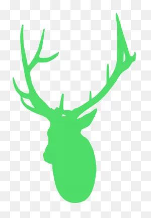 Deer Head Silhouette - Free Vector Silhouettes | ClipartFlare