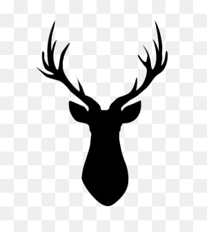 Reindeer Silhouette Clip Art - Stag Png Download - 563*634 - Free ClipartFlare.com 