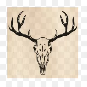 Deer Skull PNG-WebP | Deer Skull Hunt Png | Deer Skull Hunting Vector ClipartFlare.com 