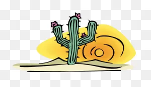 Desert Clipart Transparent Pencil And In Color Desert - Clip Art ClipartFlare.com 
