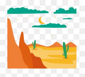 Desert Clipart Desert Mountain - Png Download - Full Size Clipart ClipartFlare.com 